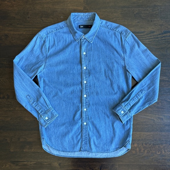 3x1 Denim Button Down Shirt - Picture 1 of 9